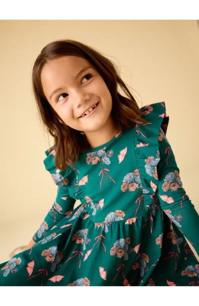 Tea Collection Ruffle Shoulder Ballet Dress