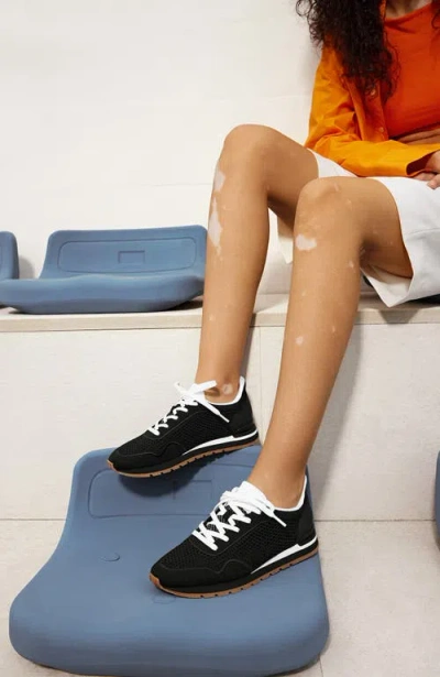 Vivaia Unisex Slip-on Mesh Sneakers In Black