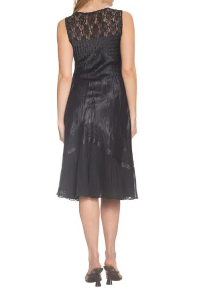 Komarov Charmeuse & Chiffon Cocktail Dress With Jacket In Animal Print