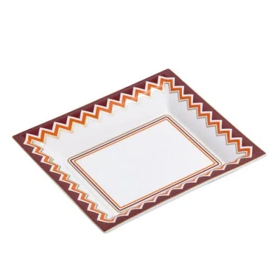 Missoni Iconic Rectangular Large Tray In Multi