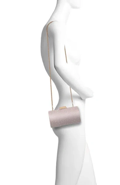 Jewel Badgley Mischka Avery Cabochon Bead Minaudiere In Gold