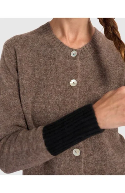 Alembika Blackbird Cardigan In Brown