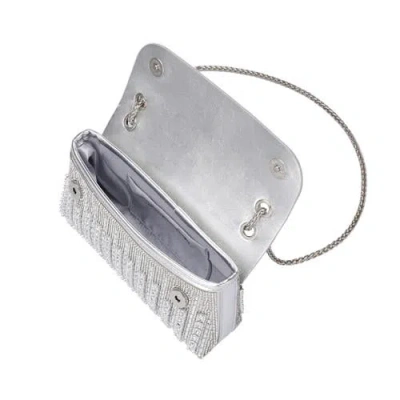 Lady Couture Idol, Multi Jewel Shoulder Bag In Silver