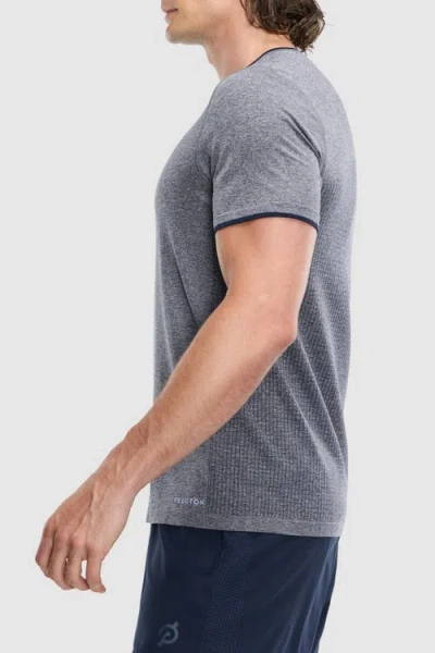 Peloton Seamless Melange Tee In Gray