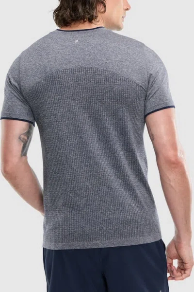 Peloton Seamless Melange Tee In Gray