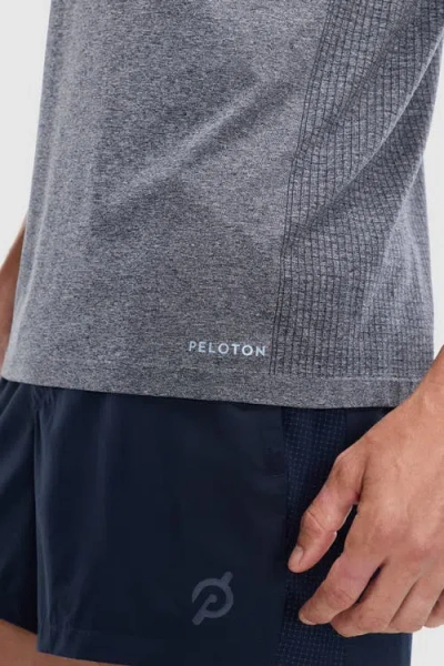 Peloton Seamless Melange Tee In Gray