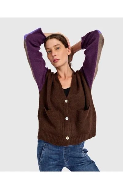 Alembika Finch Cardigan In Brown