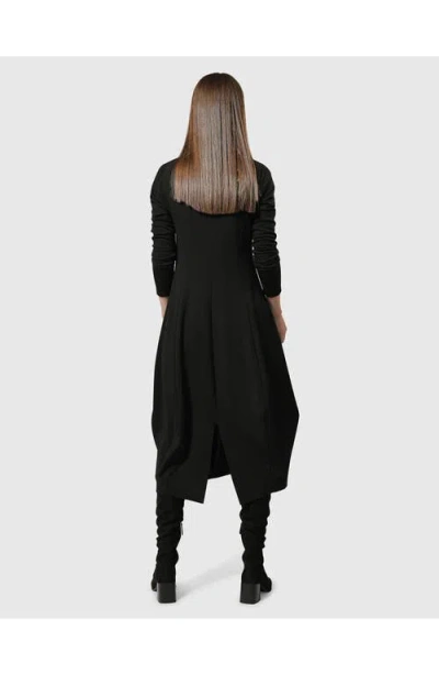 Alembika Essential Pockets Cocoon Dress In Black