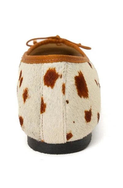 Menina Step Sandrine Ballet Flat In Neutral