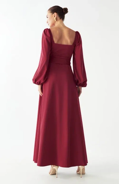 Willa Knoll Midi Dress In Animal Print