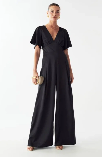Willa Eloise Jumpsuit In Black