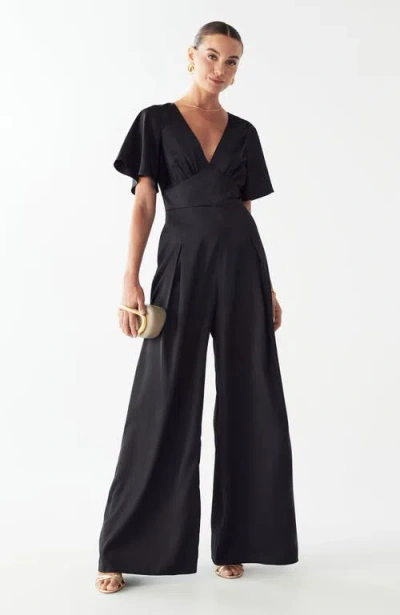 Willa Eloise Jumpsuit In Black