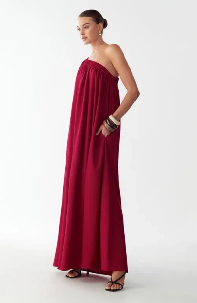 St Mrlo Jolie Maxi Dress In Red