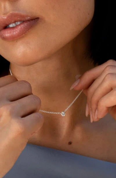 Dower & Hall Aquamarine Round Dewdrop Pendant In Brown