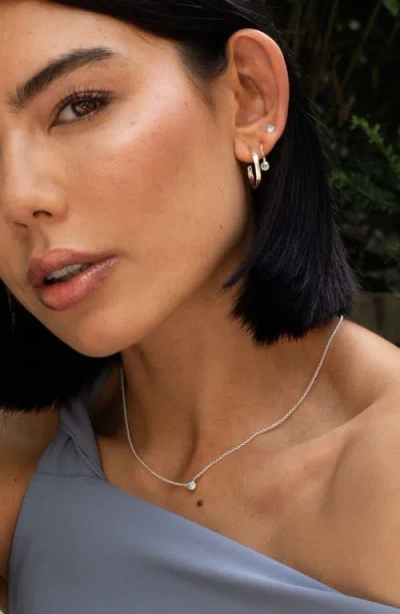 Dower & Hall Aquamarine Round Dewdrop Pendant In Brown