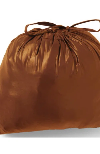 Lands' End Ultralight Packable Down Jacket In Brown