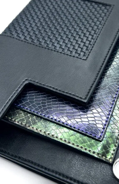 Doizpe Frihed Cactus Snake Crossbody Bag In Black