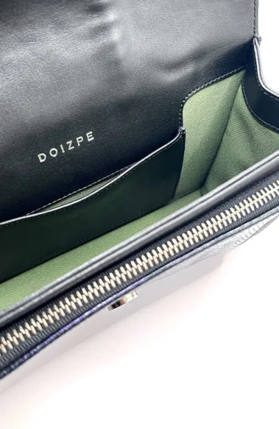 Doizpe Frihed Cactus Snake Crossbody Bag In Black