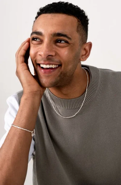 Dower & Hall Rice Nomad Necklace In Metallic