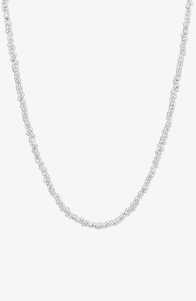 Dower & Hall Signature Small Nugget Necklace In Metallic