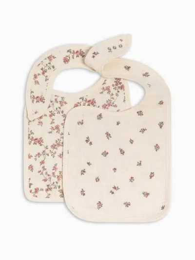 Colored Organics Organic 2-pack Muslin Bibs In Neutral