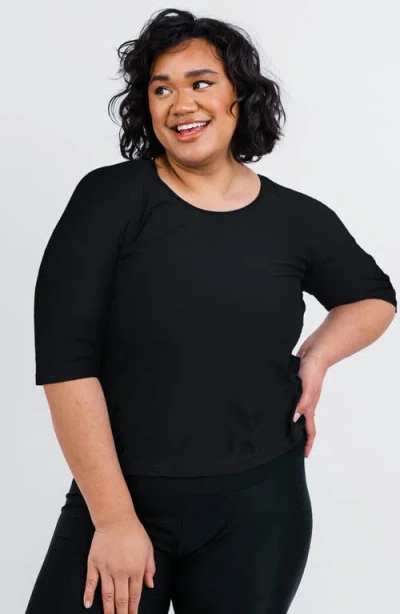 Calypsa Loose Fit Margaux Swim Top In Multi