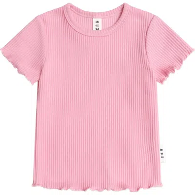 Huxbaby Rib Tee In Pink
