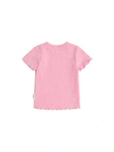 Huxbaby Rib Tee In Pink
