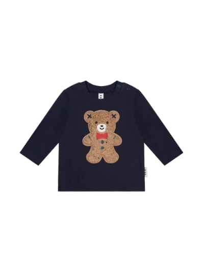 Huxbaby Furry Gingerbread Top In Blue