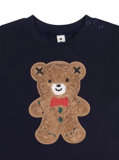 Huxbaby Furry Gingerbread Top In Blue