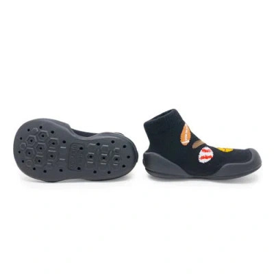 Komuello Toddler Boy Sock Shoes In Black