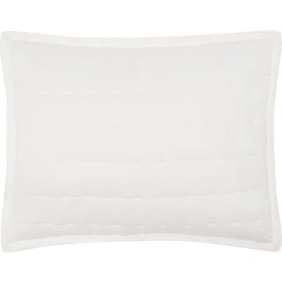 Elisabeth York 20" X 26" Tinsley Dove Cotton Standard Sham In White