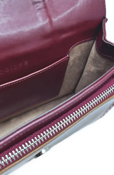 Doizpe Frihed Cactus Luxe Crossbody And Clutch Bag In Red