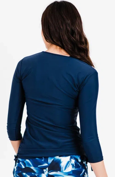 Calypsa Margaux Swim Top In Blue