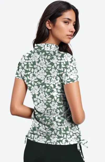 Calypsa Half-zip Adele Swim Top In Green