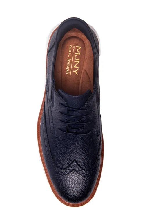 Marc Joseph New York Cloud Street Oxford Uomo - Scarpe Con Tecnologia Hands Free, Pelle Napa