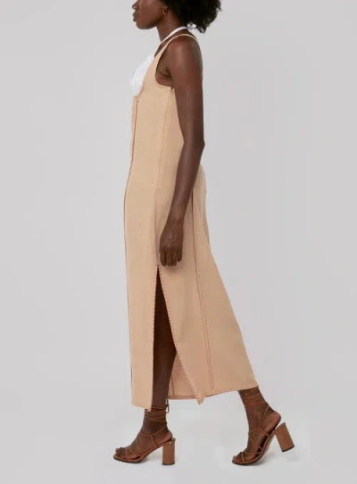 Haveli Kavya Midi Dress In Brown