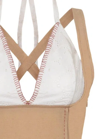 Haveli Kavya Midi Dress In Brown