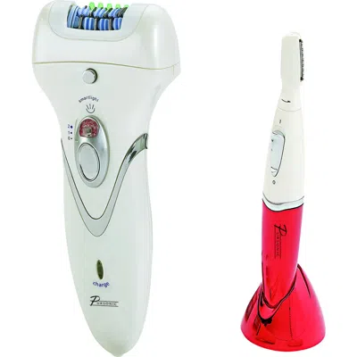 Pursonic Epilator & Bikini Personal Groomer Trimmer In White
