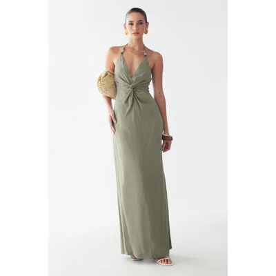 St Mrlo Alaia Dress In Green