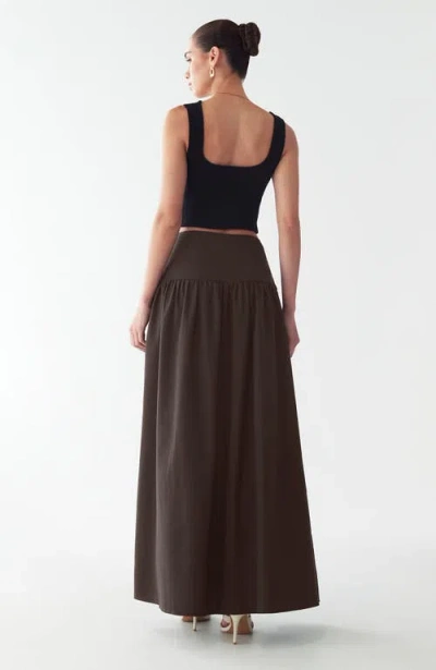 St Mrlo Gracie Skirt In Brown