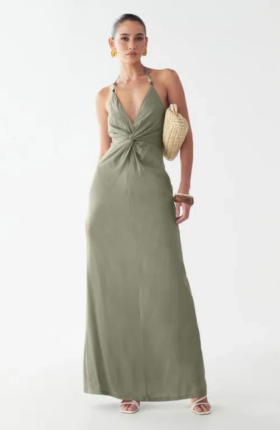 St Mrlo Alaia Dress In Green