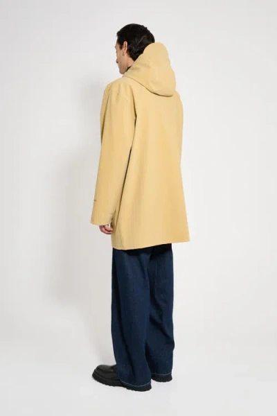 Stutterheim Stockholm Patch Raincoat In Gold