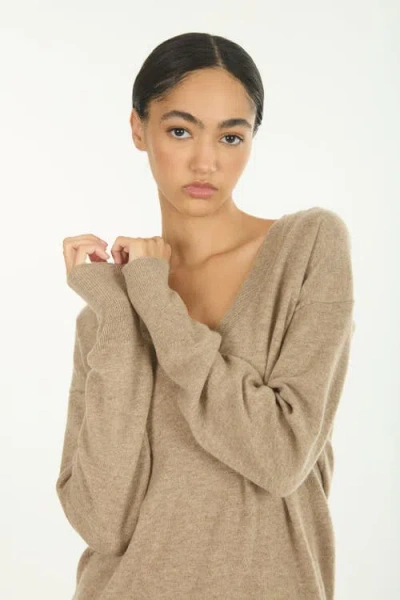 Secret Mission Haven Sweater In Brown