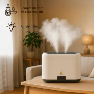 Pursonic Essential Oil Flameglow Aromatherapy Diffuser In Multi