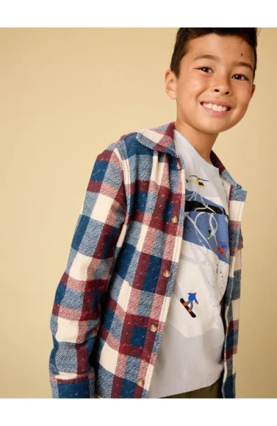 Tea Collection Knit Shacket In Multi