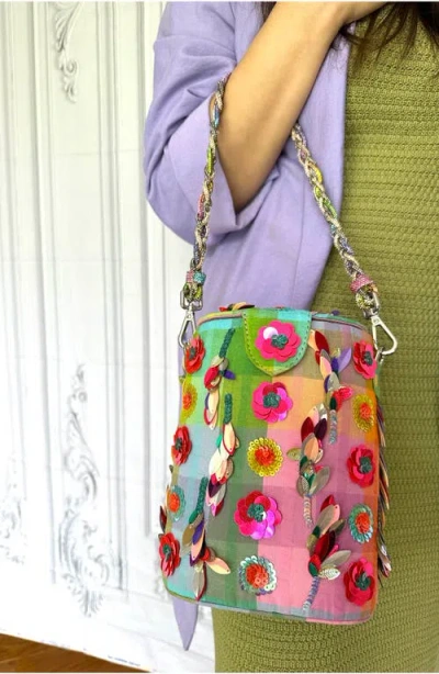 Simitri Picnic Bucket Bag In Multi