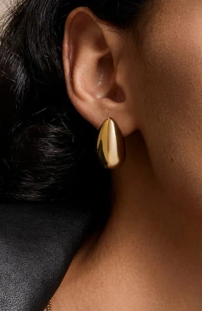 Rc Retro Chic Drop Earrings In Gold