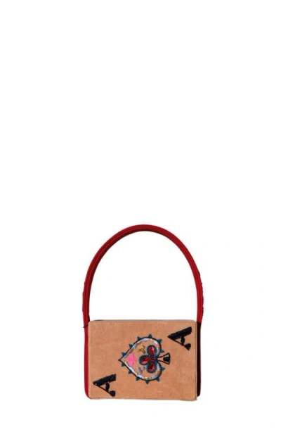 Simitri Poker Mini Bag In Brown