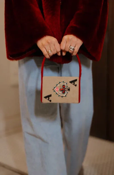 Simitri Poker Mini Bag In Brown